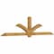 Ekena Millwork Redmond Rough Sawn Timber Gable Bracket, Western Red Cedar, 108"W x 27"H x 4"D x 4"F, 6/12 Pitch GBW108X27X0404RED00RWR - alternate 3